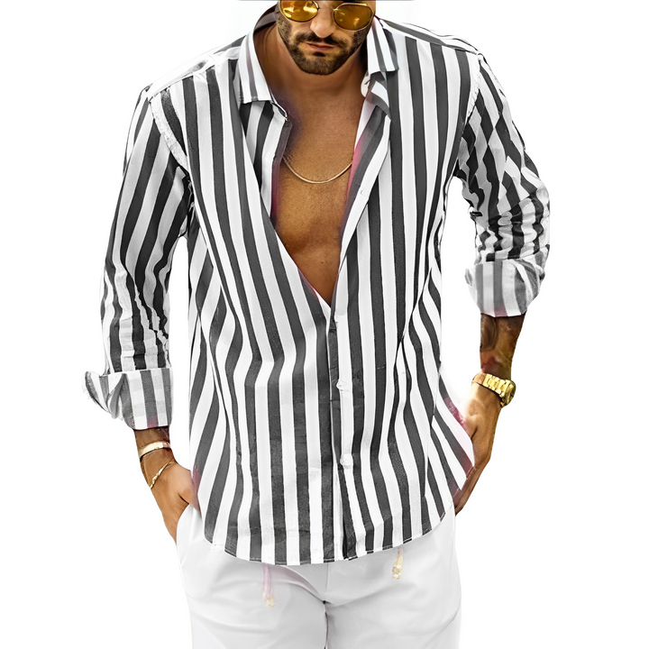 MEN'S SUMMER STRIPED SHIRT - MARTIN