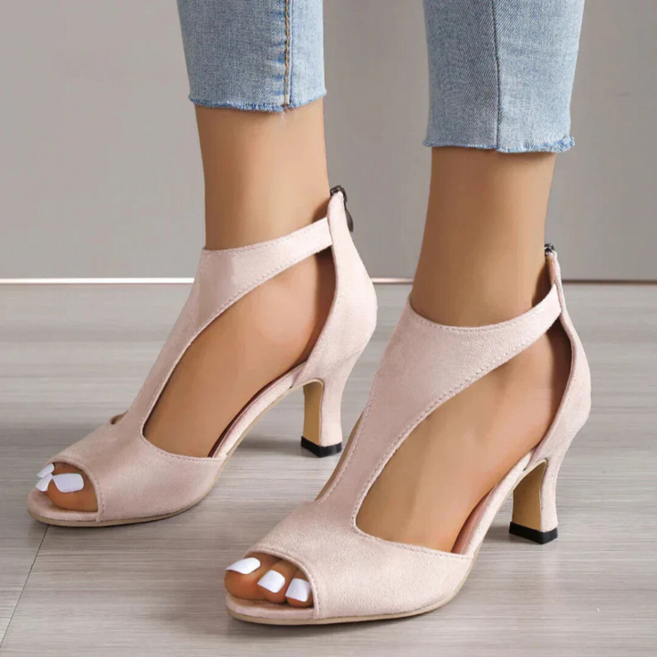 Monika - Elegant summer open-toe high heels