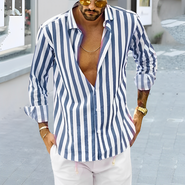 MEN'S SUMMER STRIPED SHIRT - MARTIN