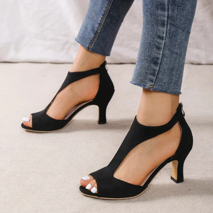 Monika - Elegant summer open-toe high heels