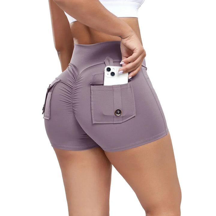 HIGH-WAISTED PUSH-UP SHORTS FOR WOMEN - DINA