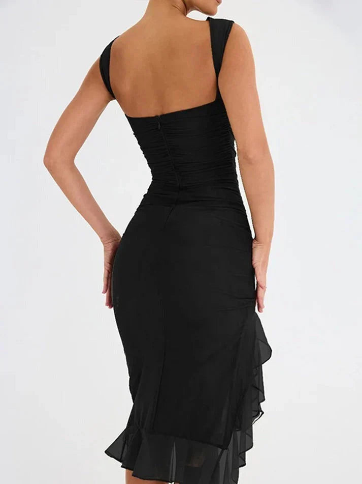 Orianna - Elegant Flared Split Dress